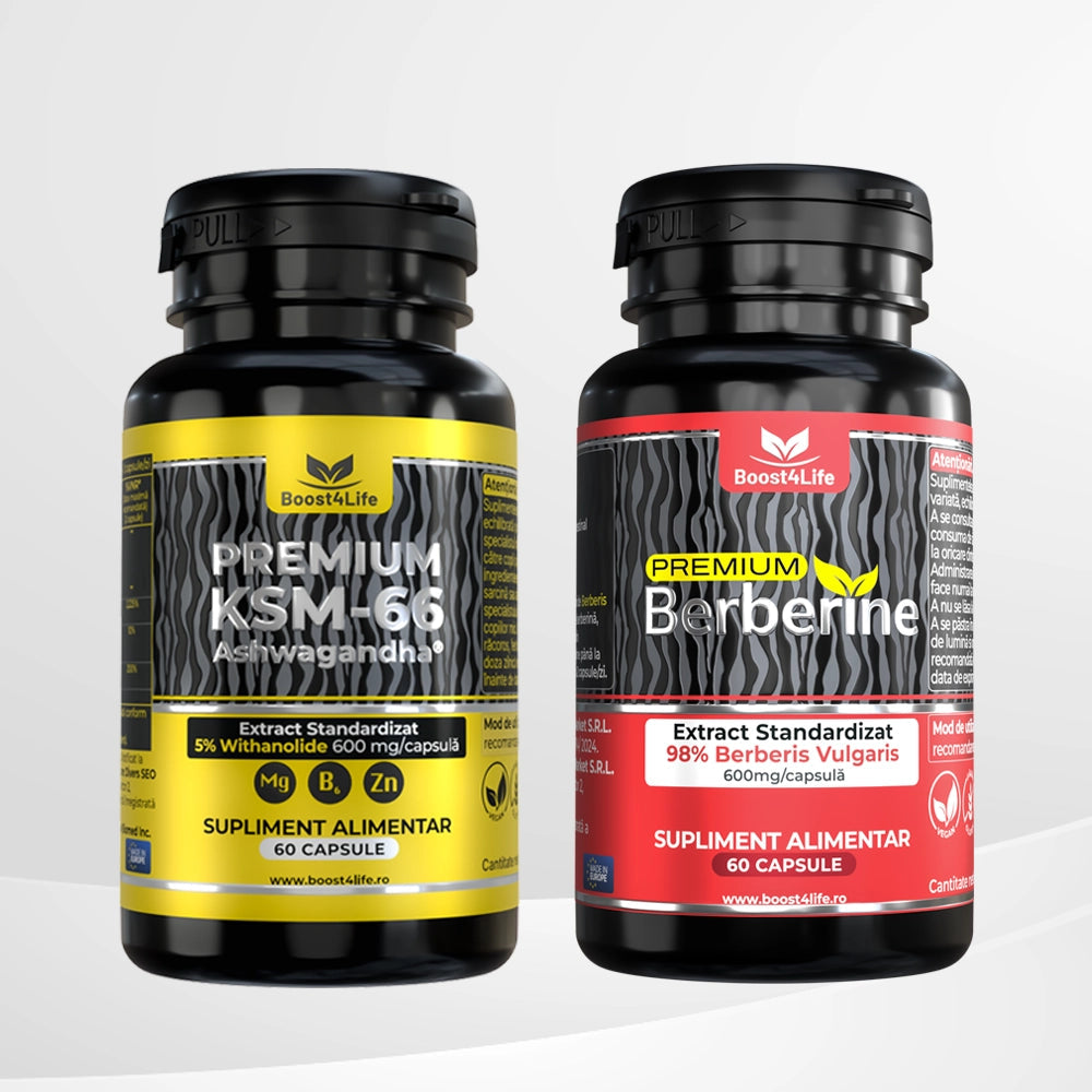Ashwagandha KSM-66 Premium + Berberine Premium